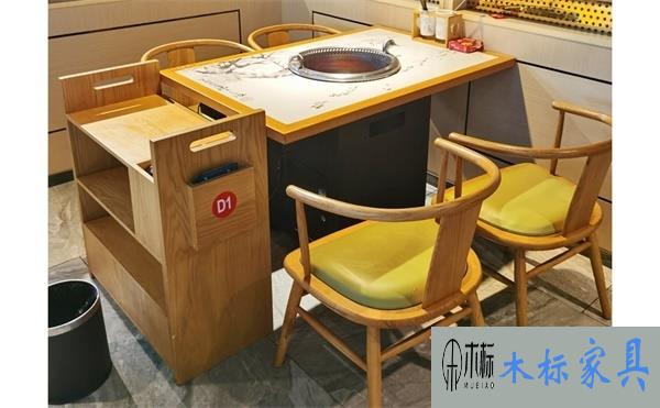 餐飲家具廠家|韓式烤肉桌子尺寸定制多少適合？ 
