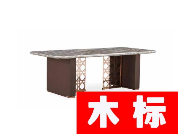 輕奢輕奢餐廳餐桌椅時(shí)尚不銹鋼餐桌GM-206長(zhǎng)餐桌